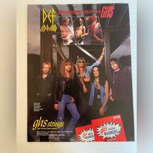 Def Leppard GHS Strings Pinup